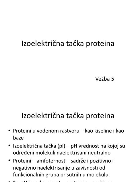 05 - Izoelektricna Tacka Proteina PDF - Scribd