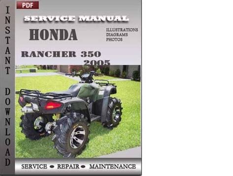 Full Download 05 Honda 350 Rancher Es Repair Manual 