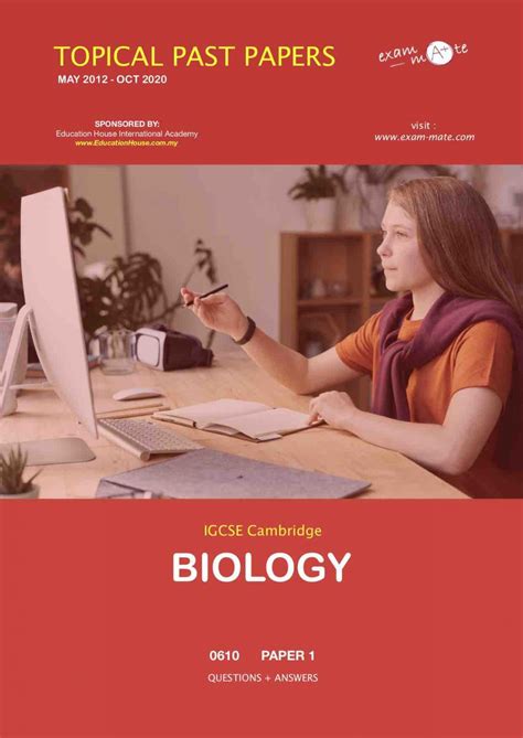 Full Download 0610 Biology Paper 6 2013 