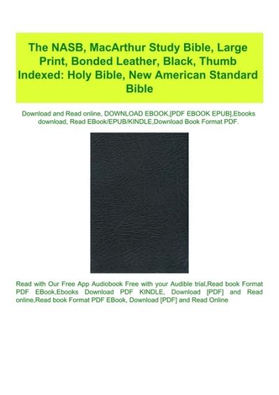Read Online 07 New American Standard Bible Pdf 