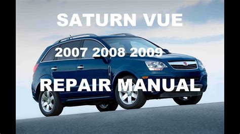 08 saturn vue hybrid repair manual. - Honda ex1000 gas generator owners manual.
