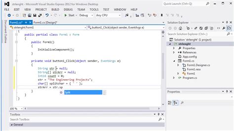 081 How to use C string Split YouTube