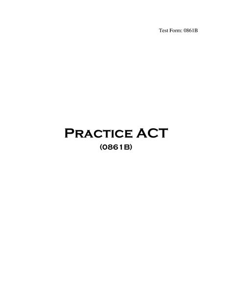 Download 0861B Act Answers 