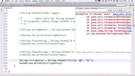 089 String Formatting in Java Part2 YouTube