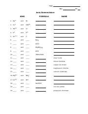 09 U6 Ws6 Empformula 2 Key Name Date Chemistry Unit 6 Worksheet 4 - Chemistry Unit 6 Worksheet 4