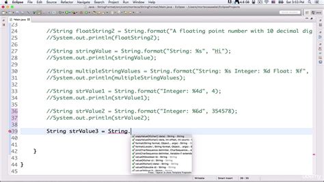 090 String Formatting in Java Part3 YouTube