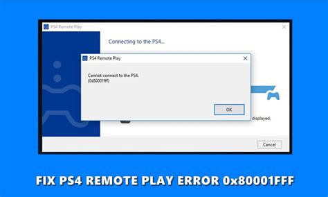 0x80001fff Ps4 Remote Play - downsfile