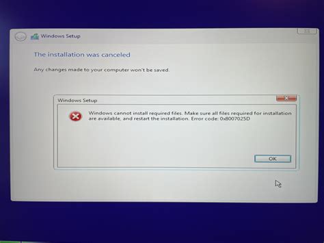 0x8007025d reddit.  I keep getting this error after trying to install Wind...