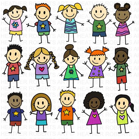 1,500+ Clip Art Of Stick Figure Kids Illustrations, Royalty-Free …