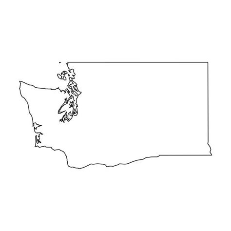 1,500+ Washington State Outline Illustrations, Royalty-Free