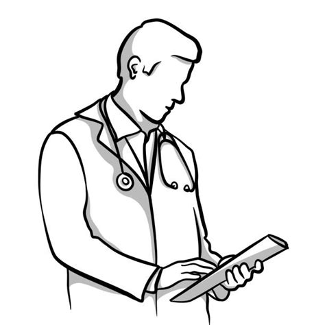 1,887 Black And White Doctor Illustrations & Clip Art - iStock