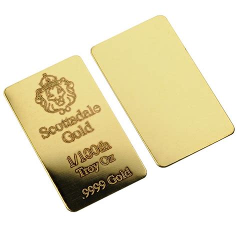 1/100 oz Scottsdale Gold Bar l JM Bullion™