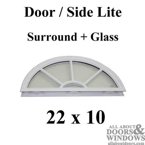 1/2 Half Moon Glass & Four Panel Exterior Door 35 1/2" Wide x 79 …