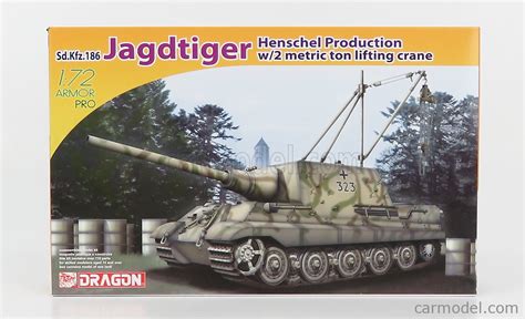 1:72 Dragon Tank Sd.Kfz.186 Jagdtiger Military Kit DR7345 MMC