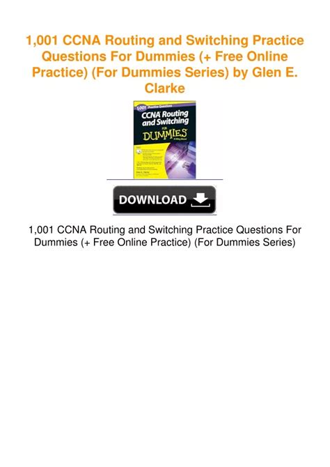1 001 ccna routing and switching practice questions for dummies