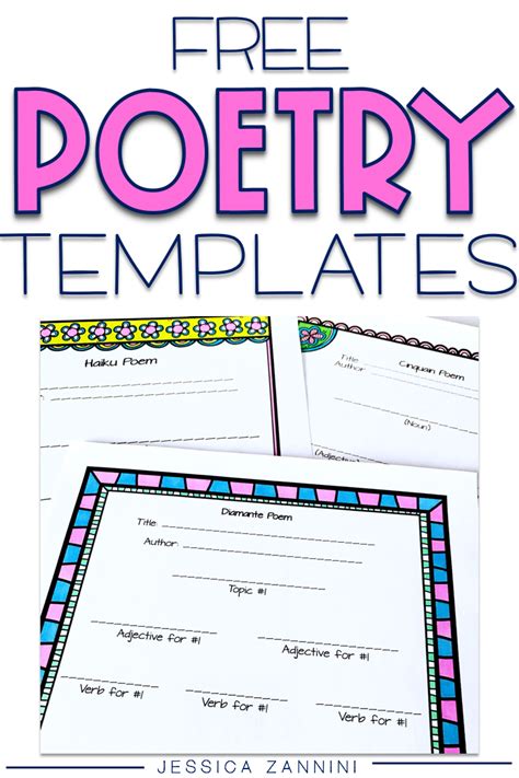 1 045 Top Poetry Template Teaching Resources Curated Poem Templates For Kids - Poem Templates For Kids