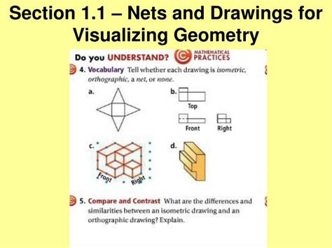 1 1 nets and drawings for visualizing geometry