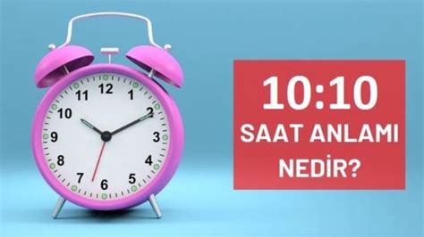 1 10 saat anlamı 