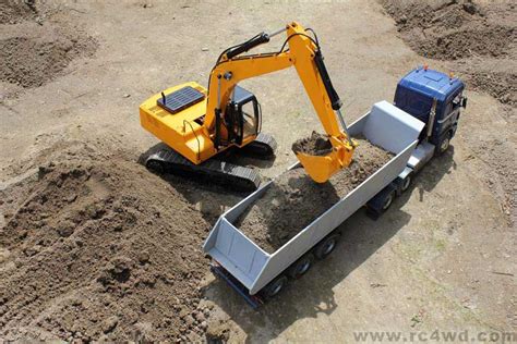 1 12 Scale Earth Digger 4200xl Hydraulic Excavator Rtr