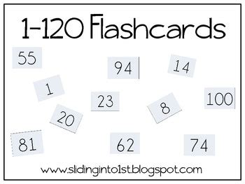1 120 Flashcards Freebie By Teach Play With Printable Number Cards 120 - Printable Number Cards 120