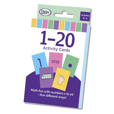 1 20 Activity Cards Dd 212123 Number Cards 1 20 - Number Cards 1 20