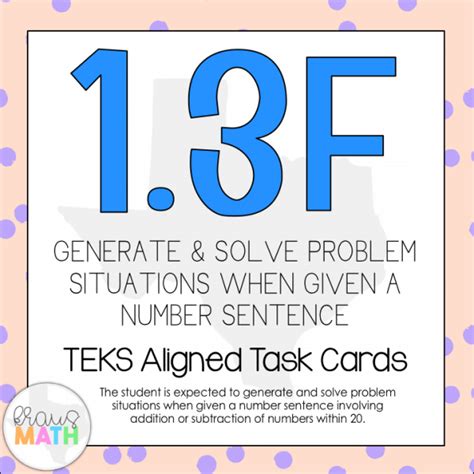 1 3f Generate Amp Solve Problems With Number 3 4a Math Teks - 3.4a Math Teks