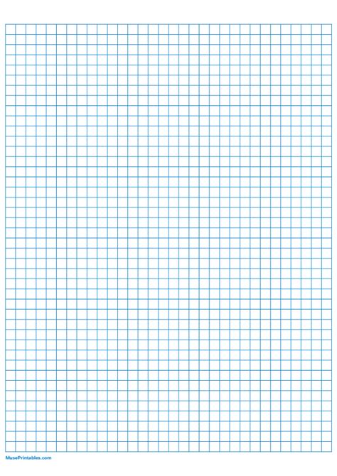 1 4 Inch Grid Plain Graph Paper Blue Free Printable Graph Papers Grid
