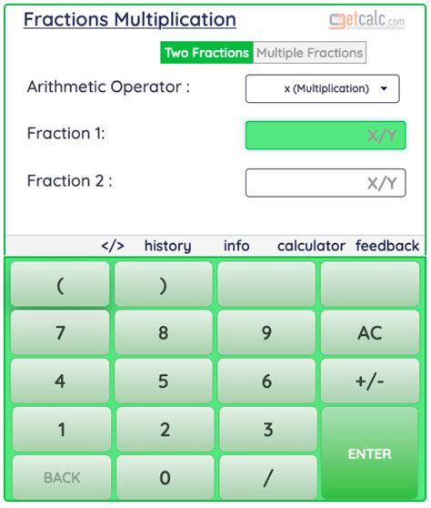 1 5 As A Fraction Getcalc Com Fractions In Fractions - Fractions In Fractions