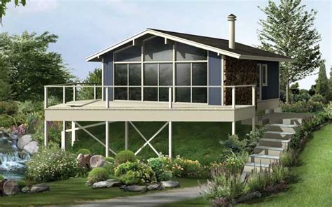 1 800 Square Foot Bungalow Beach Home Plans Pier Foundation