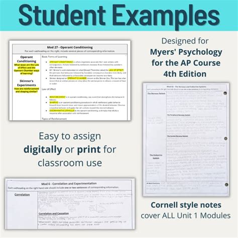 1 Ap Psychology Answer Myers Unit Key