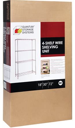 1 Box Wire Shelving Unit RWR72-2430LD - Quantum Storage