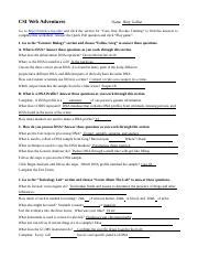 1 Case Web Csi Answers Adventures