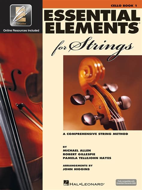 1 Cello Book Strings Essential Elements Eei With For