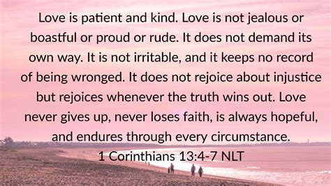 1 Corinthians 13:7 - NLT - Bible Gateway