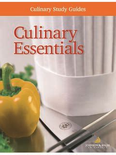 1 Culinary Study Quia Guide Essentials