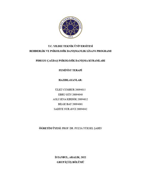 1 D Femi̇ni̇st Teori̇ PDF Scribd.