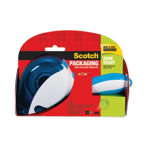 1 Dispenser And 1 Roll At 1.88" X 600" Scotch Easy Grip Tape Dispenser