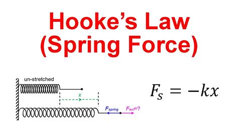 1 Hooke's Law If it takes fifty pounds of force to stretch a spring ... - wintechmobiles.com