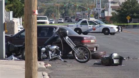 1 Hospitalized after Motorcycle Crash at Glenwood Street [El Paso, TX]