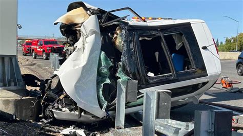 1 Hurt after Fiery Crash on Highway 50 [Sacramento, CA]