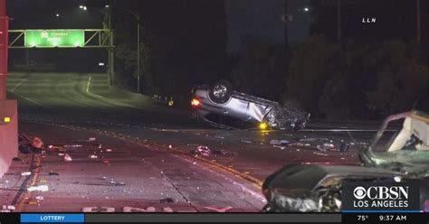 1 Killed in Fiery Car Accident on 60 Freeway [Diamond Bar, CA]