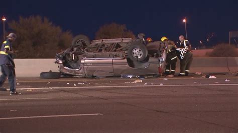 1 Killed in Three-Vehicle Rollover Crash on Loop 202 [Chandler, AZ]
