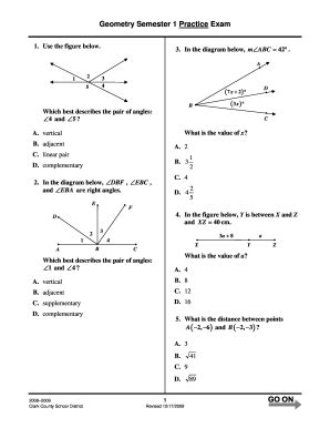 1 Learning Geometry Semester Key Answer Canvas