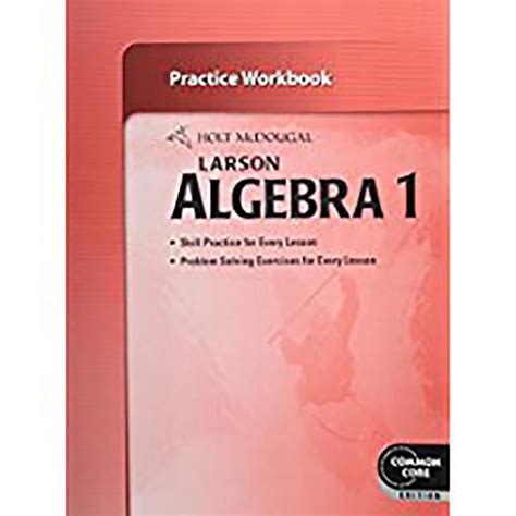 1 Practice Workbook Algebra Larson Answers