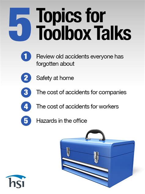 1 Toolbox talk