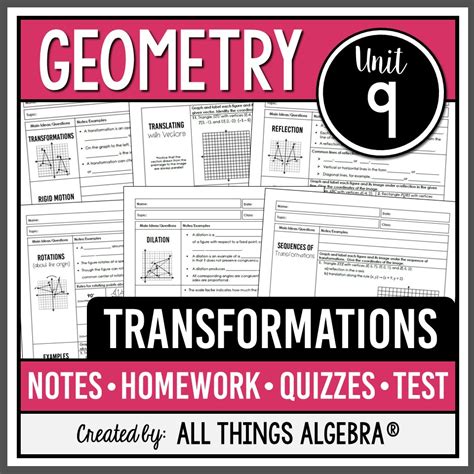 1 Wsd Geometry 9 Transformations
