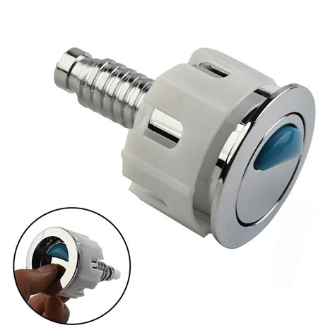 1 X Toilet Push Button Dual Flush Water Saving Chrome For Ideal …