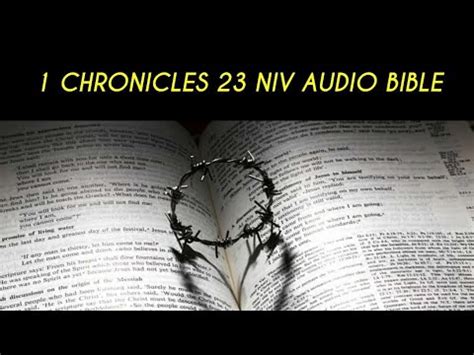 1 chronicles 23 NLV;KJV - The Work of the Levites