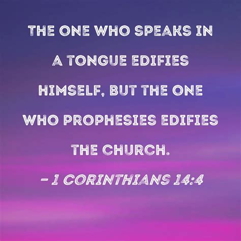 1 Cor 14 Commentary