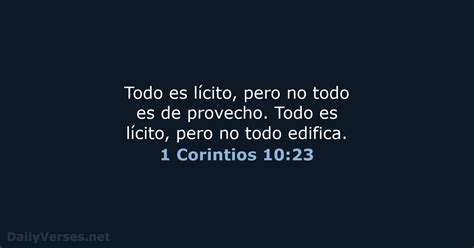 1 corintios 10 23 biblia latinoamericana